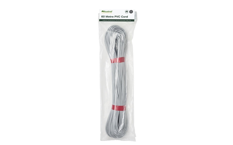 Austral clothesline cord 60m pack in Grey
