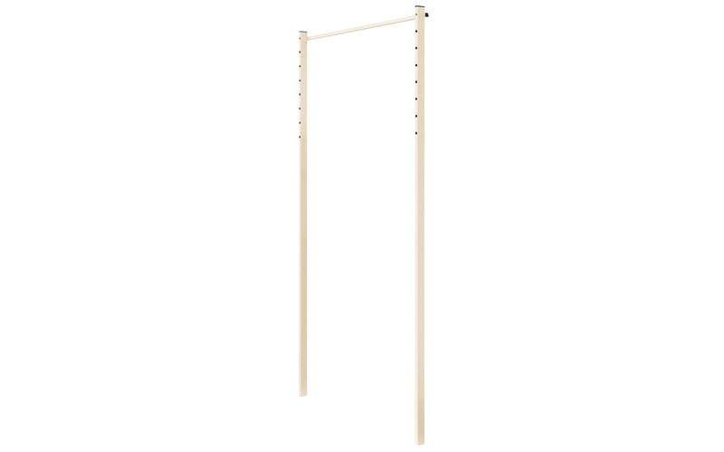 Austral Ground Mount Kit 1.3m in Classic Cream, in-ground posts and back bar