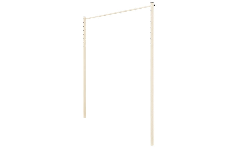 Austral Ground Mount Kit 2.4m in Classic Cream, in-ground posts and back bar