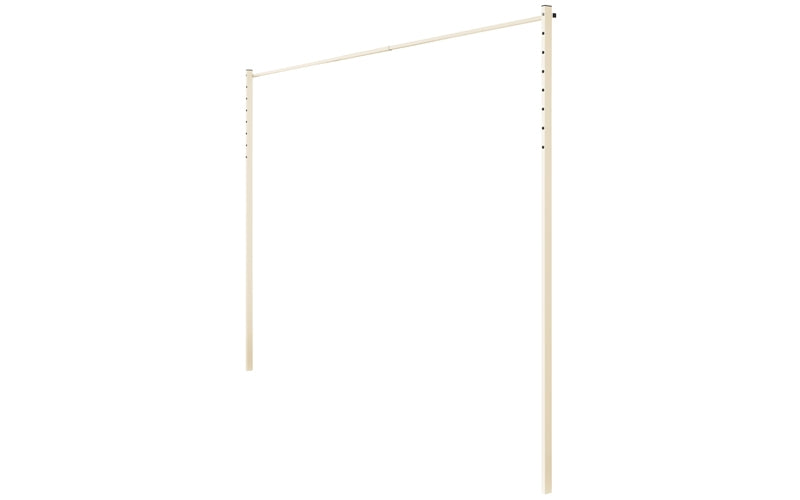 Austral Ground Mount Kit 3.3m in Classic Cream, in-ground posts and back bar