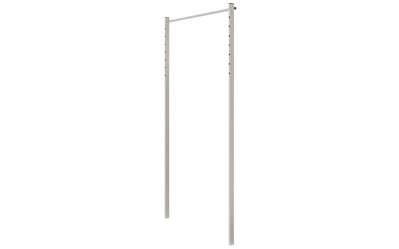 Austral Ground Mount Kit 1.3m in Dune, in-ground posts and back bar