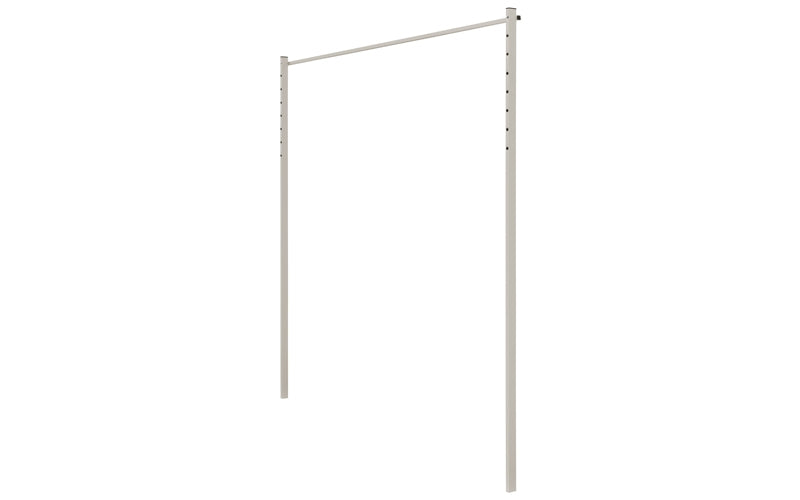 Austral Ground Mount Kit 2.4m in Dune, in-ground posts and back bar
