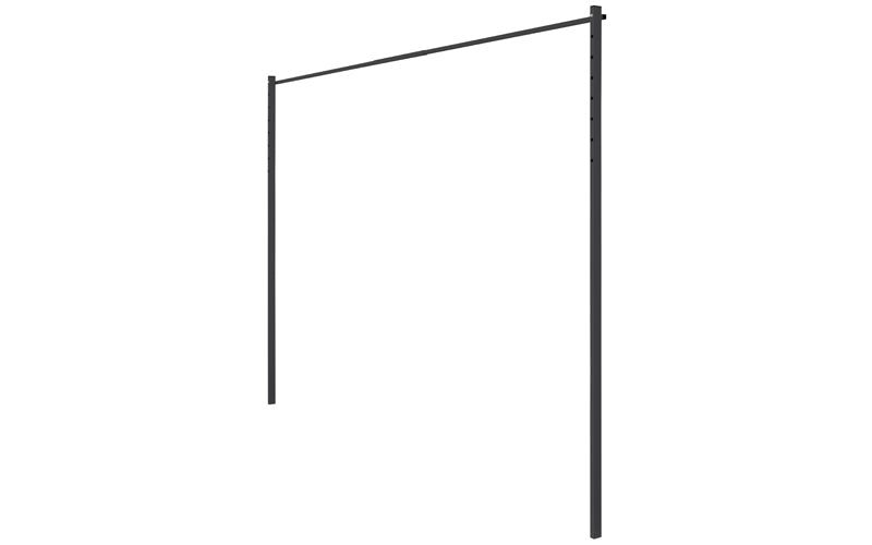 Austral Ground Mount Kit 3.3m in Monument, in-ground posts and back bar