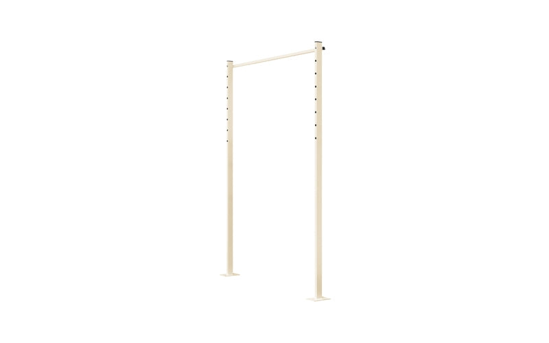 Austral Plated Ground Mount Kit 1.3m in Classic Cream, posts with welded base plates
