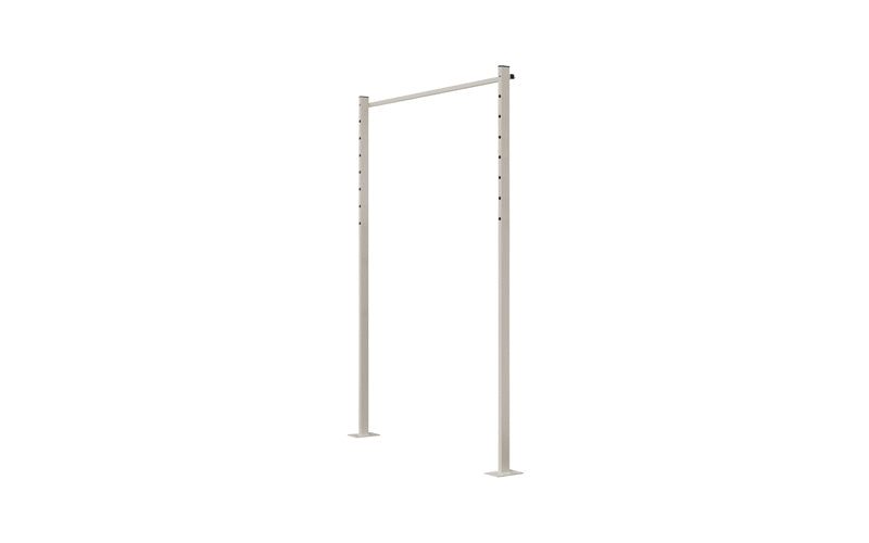 Austral Plated Ground Mount Kit 1.3m in Dune, posts with welded base plates