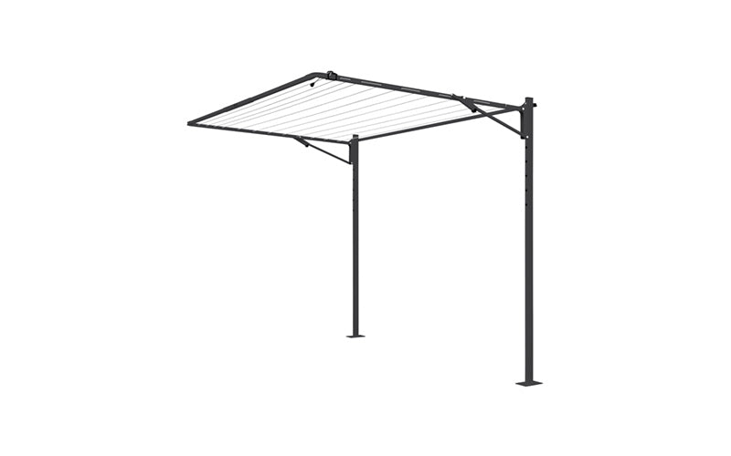 Austral Standard folding clothesline in Monument installed on the plated Ground Mount Kit 2.4m